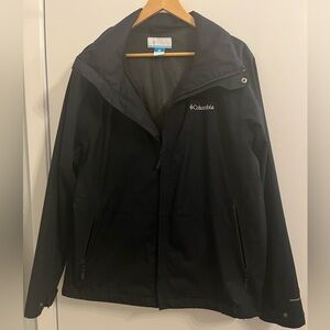 Columbia Men's Westbrook Jacket Black Size Large Full Zip Waterproof w/ Hood